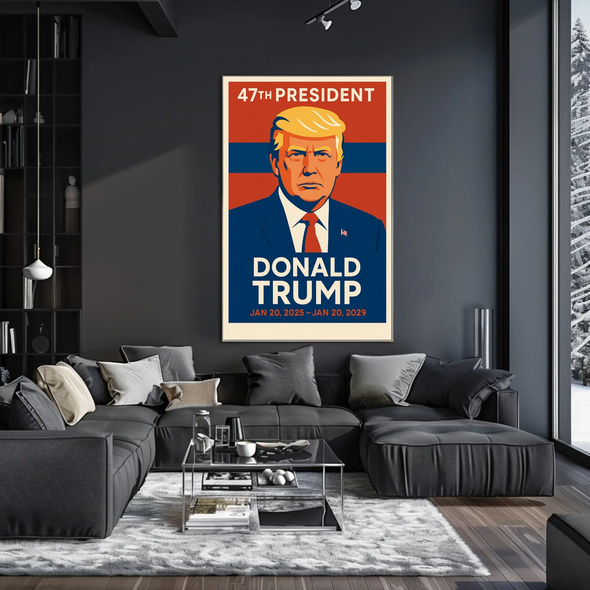 Trump Visionary Leader Pop Art Patriotic Poster
