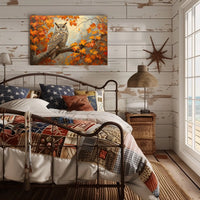 Autumn Owl Poster