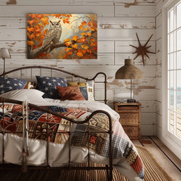Autumn Owl Poster