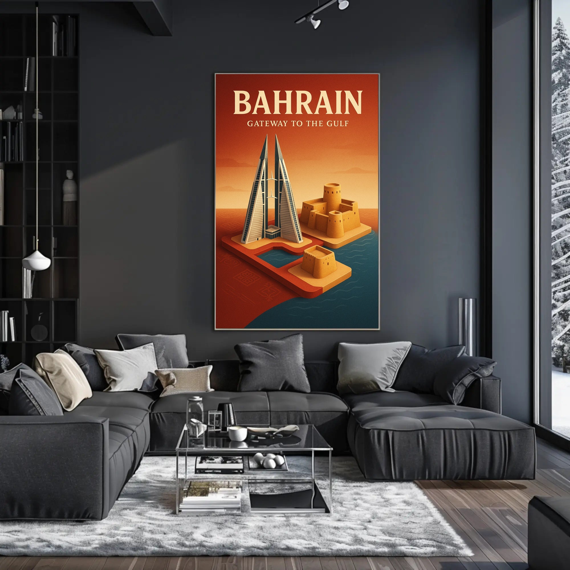 Bahrain Gateway to the Gulf Cultural Heritage Poster