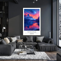 Patagonia Nightscape Travel Poster