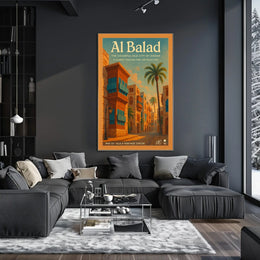 Al Balad The Colorful Old City Of Poster