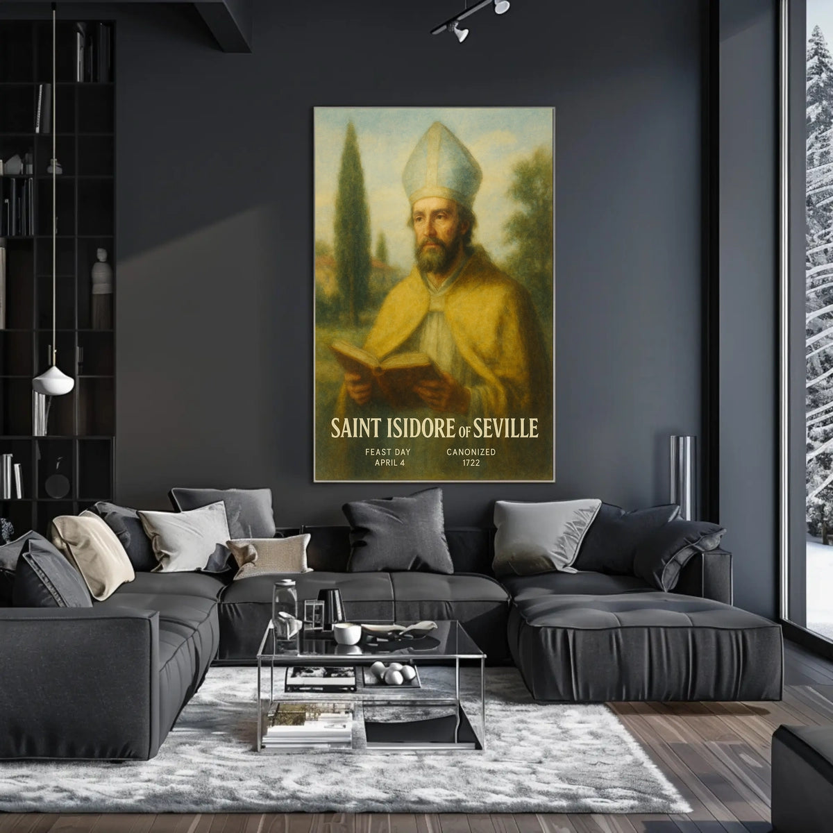 Saint Isidore Of Seville Poster