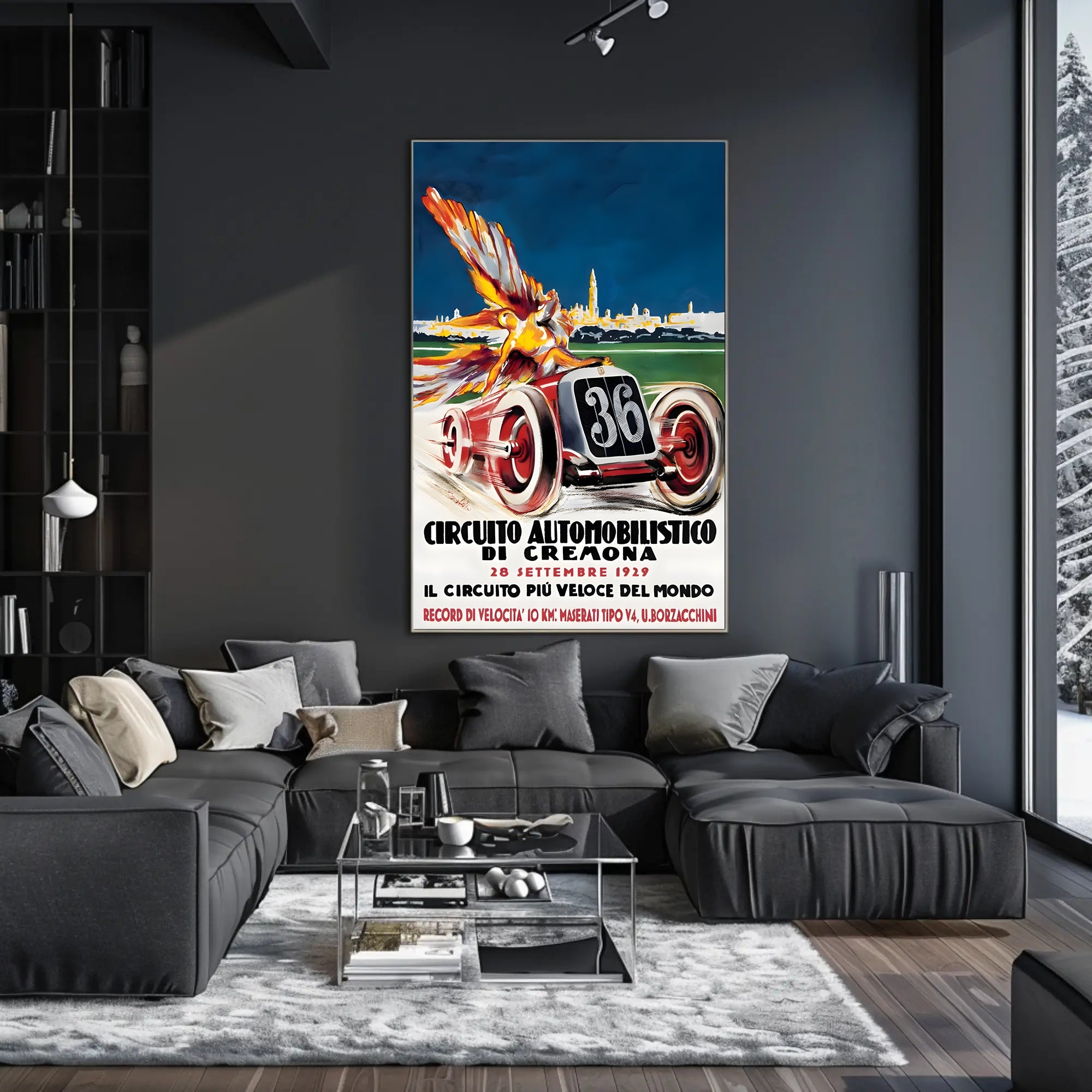 Circuito Automobilistico di Cremona 1929 Poster