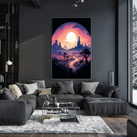 Dreamscape At Dusk Poster