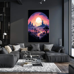 Dreamscape At Dusk Poster