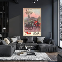 R.A.C. International Tourist Trophy Race 1929 Poster