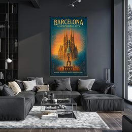 Barcelona A Symphonic City Poster