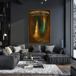 Carlsbad Caverns National Park Wall Art Print