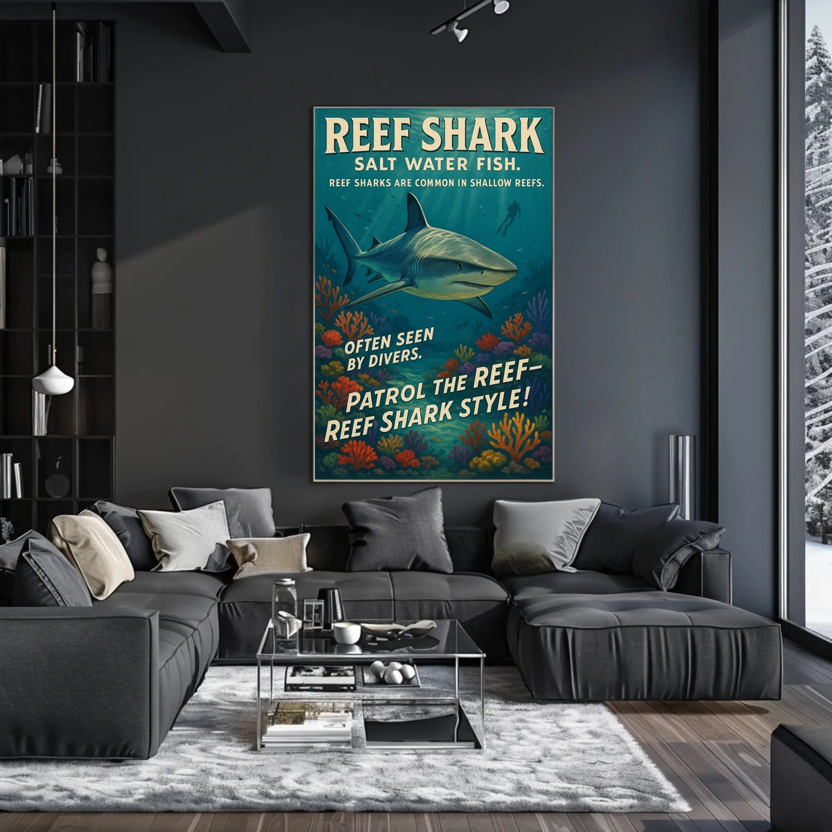 Reef Shark Guardians of the Shallow Reefs Poster