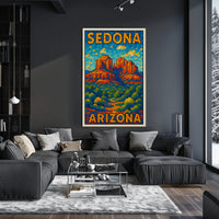 Sedona, Arizona Mosaic Poster