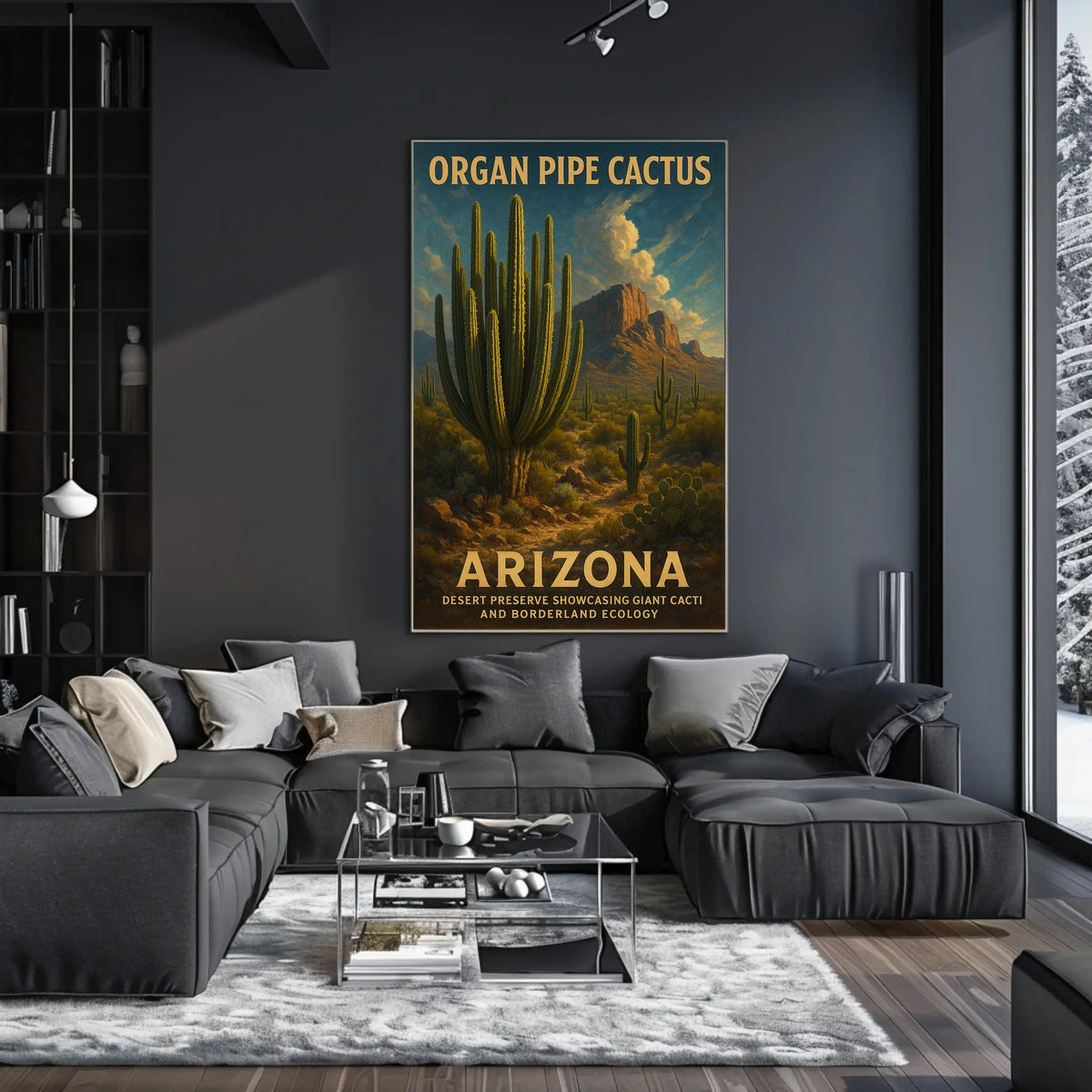 Organ Pipe Cactus Arizona Desert Poster