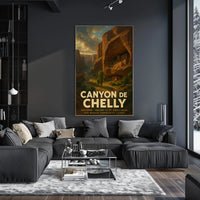 Canyon De Chelly Scenic Vintage Southwest Collectors Poster