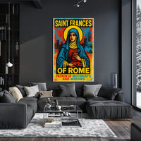 Saint Frances Of Rome Patron Of Poster