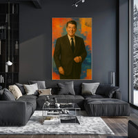 Sophisticated Man Suit Abstract, Artistic, or Pop Culture Poster