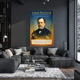 Louis Pasteur Pioneer of Modern Microbiology Poster PosterGoat