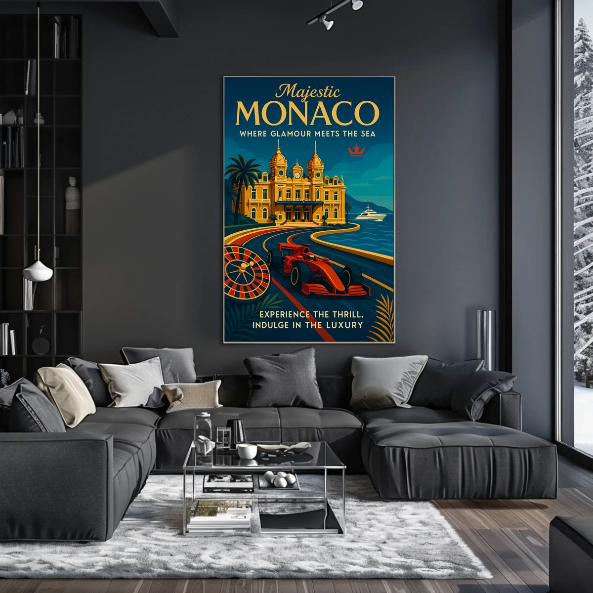 Majestic Monaco Poster