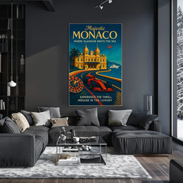 Majestic Monaco Poster
