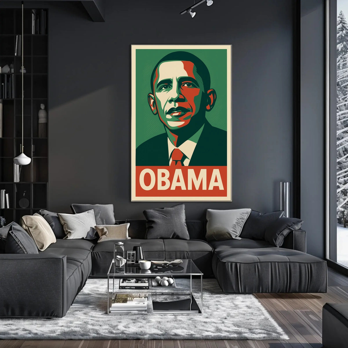 Obama Inspiring Pop Art Poster