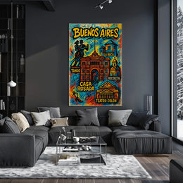 Vibrant Buenos Aires Poster