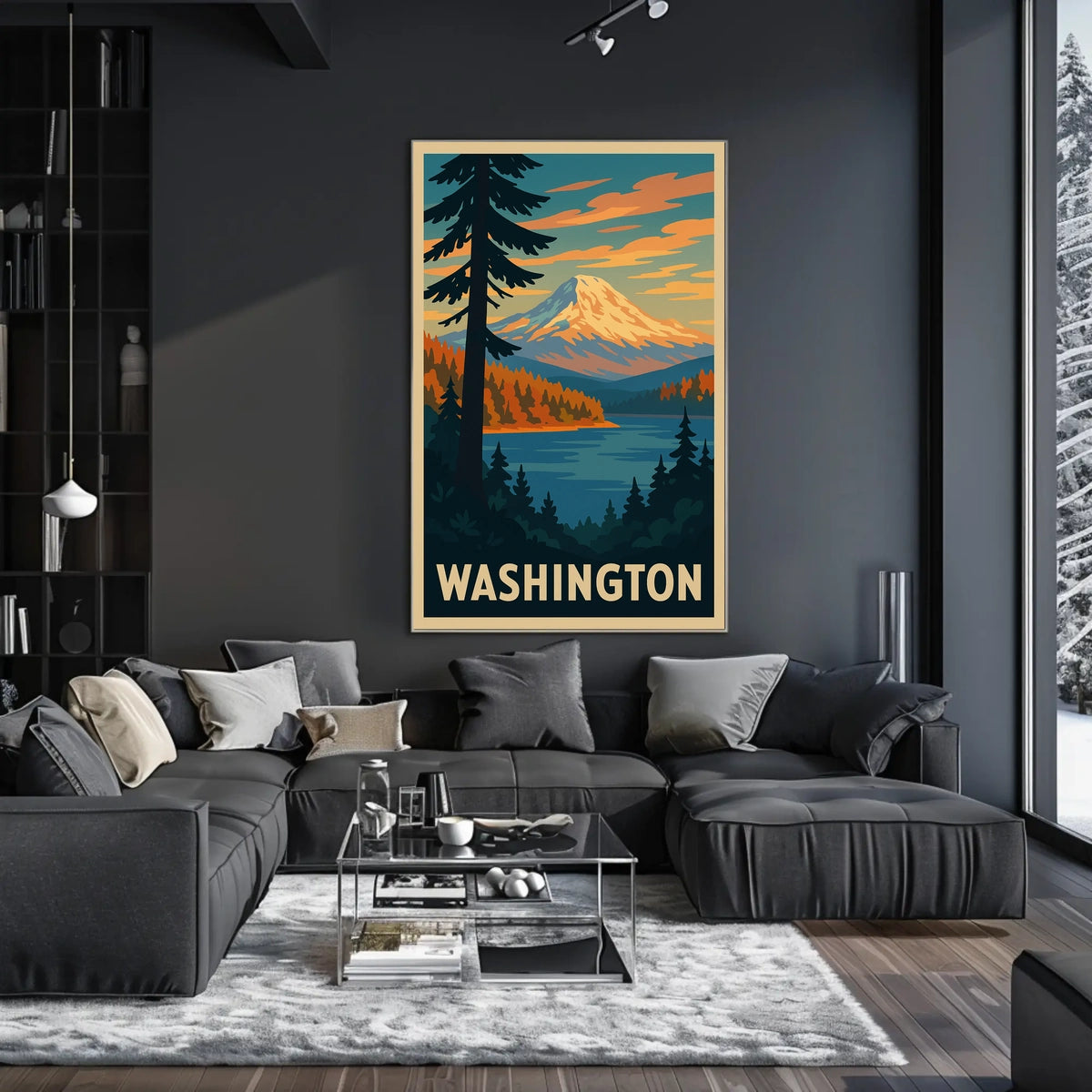 Washington Landscape Poster