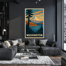 Washington Landscape Poster