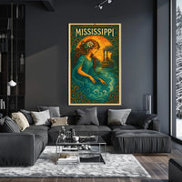 Mississippi River Spirit Poster