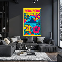 Bora Bora French Polynesia Poster PosterGoat