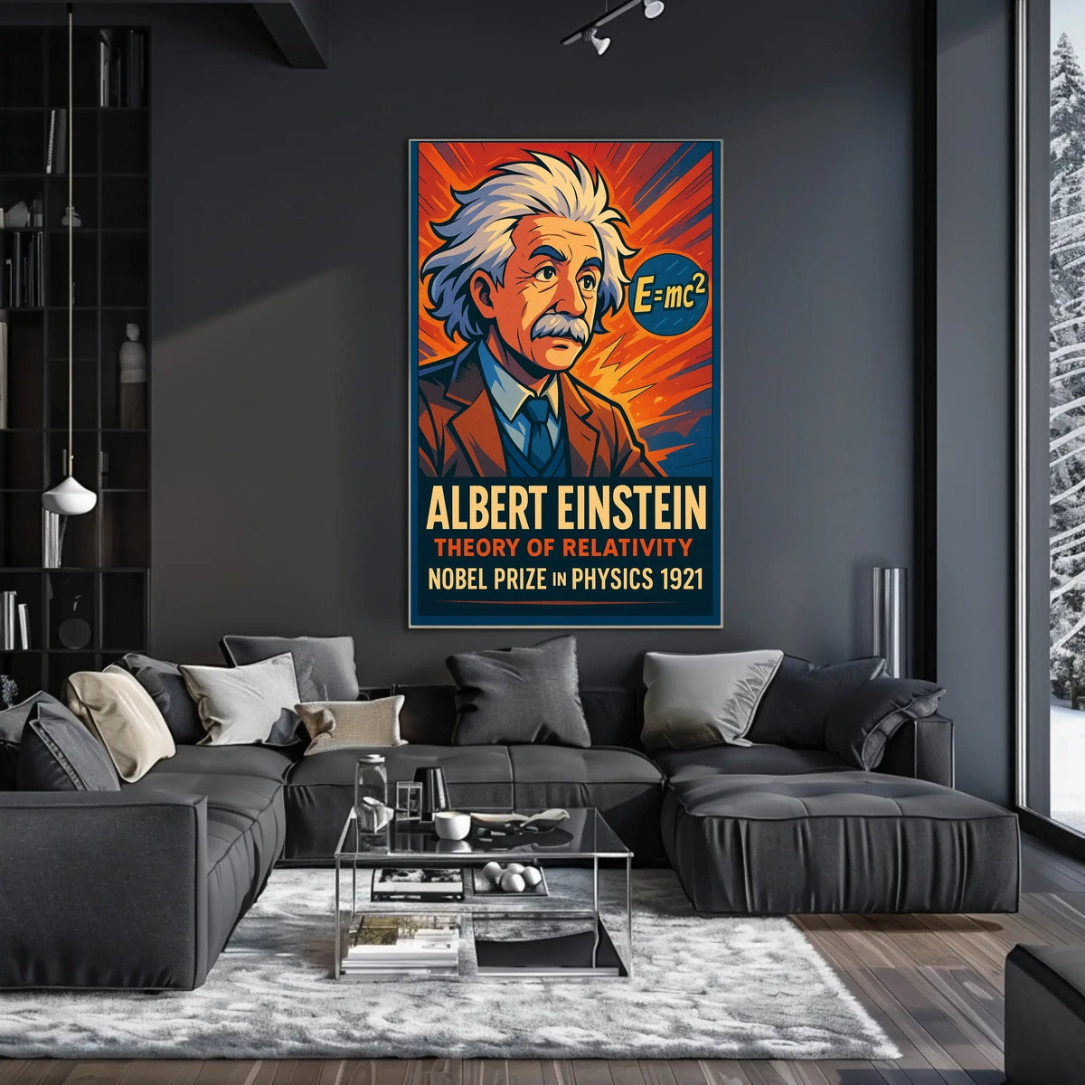 Albert Einstein Nobel Prize In Physics Poster