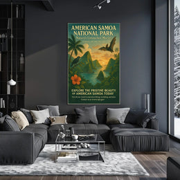 American Samoa National Park Natural Haven Poster