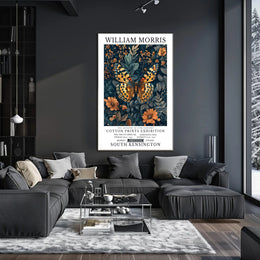 William Morris Exhibition Cotton Prints Cultural or Heritage Poster