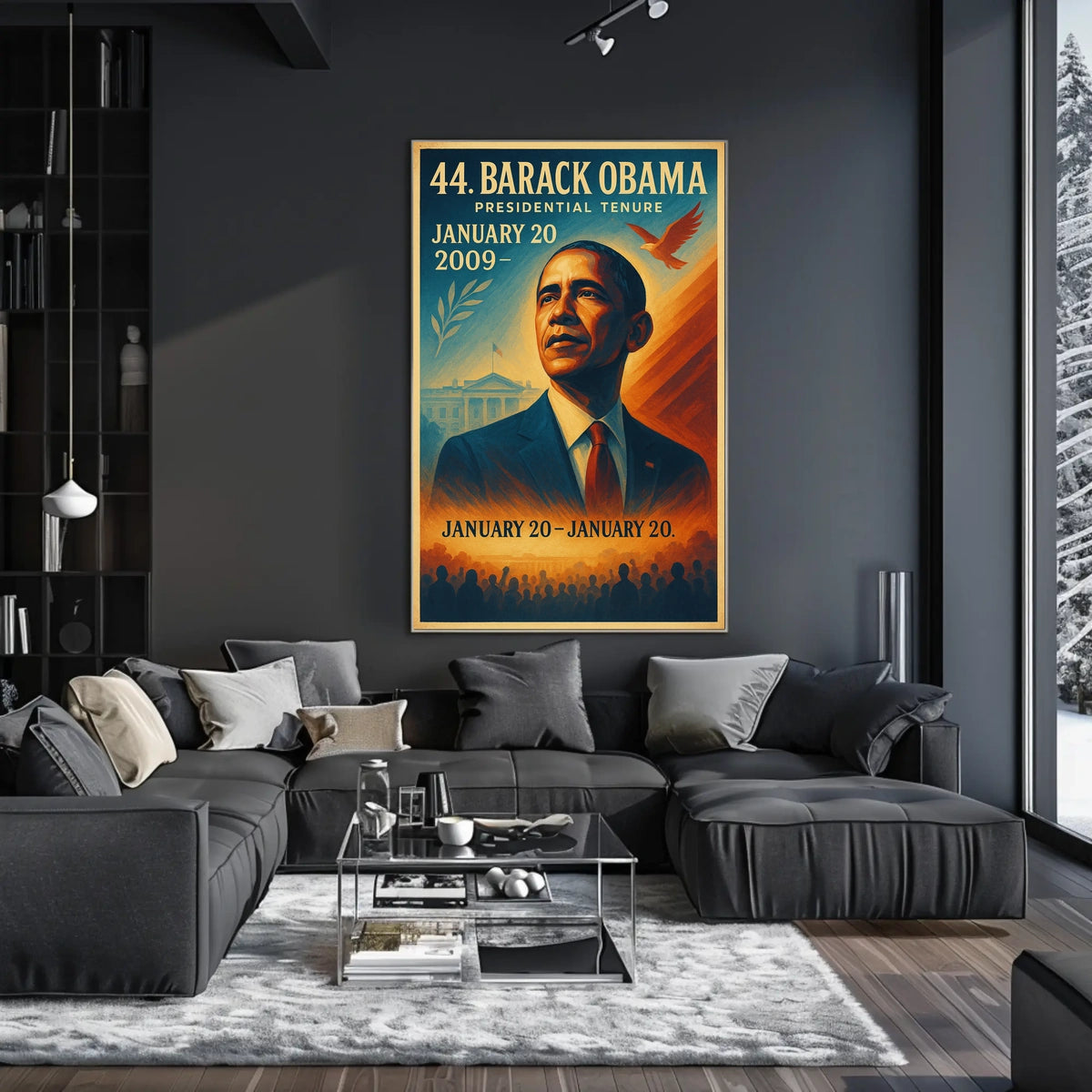 Barack Obama Artistic Tenure Historical or Presidential Poster
