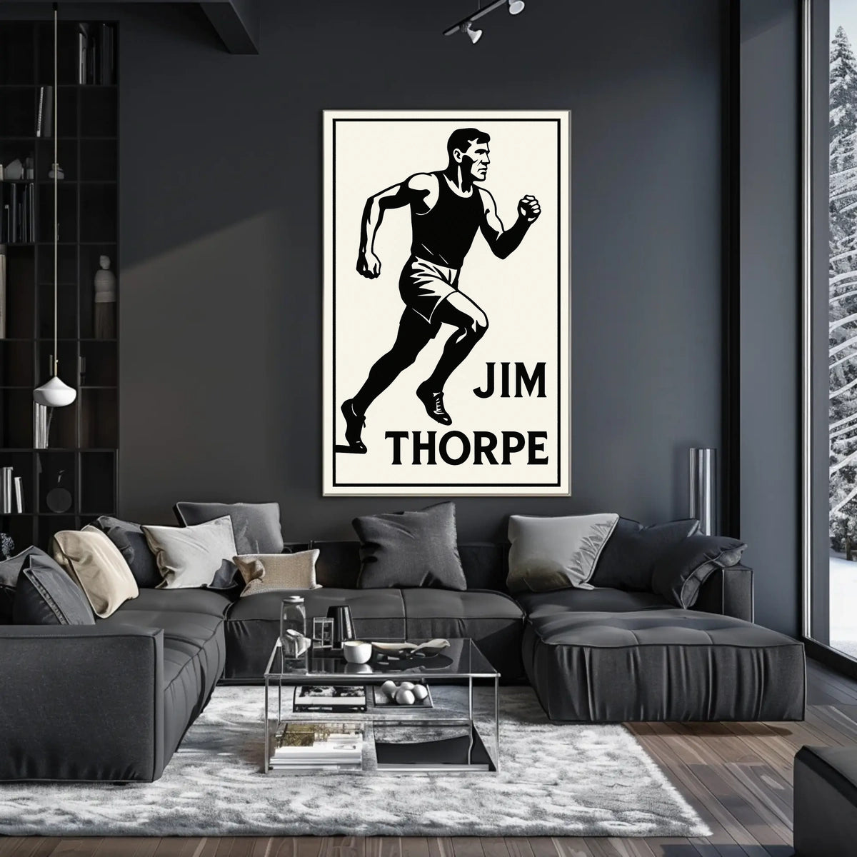 Jim Thorpe Athletic Icon Poster