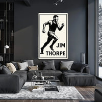 Jim Thorpe Athletic Icon Poster