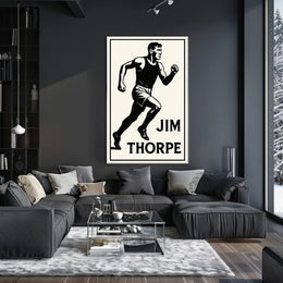 Jim Thorpe Athletic Icon Poster
