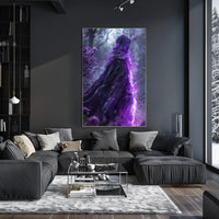 Enigmatic Figure in the Forest Art Print Poster for Home Decor PosterGoat