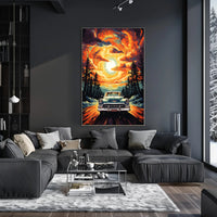 Journey Through The Fiery Skies Poster