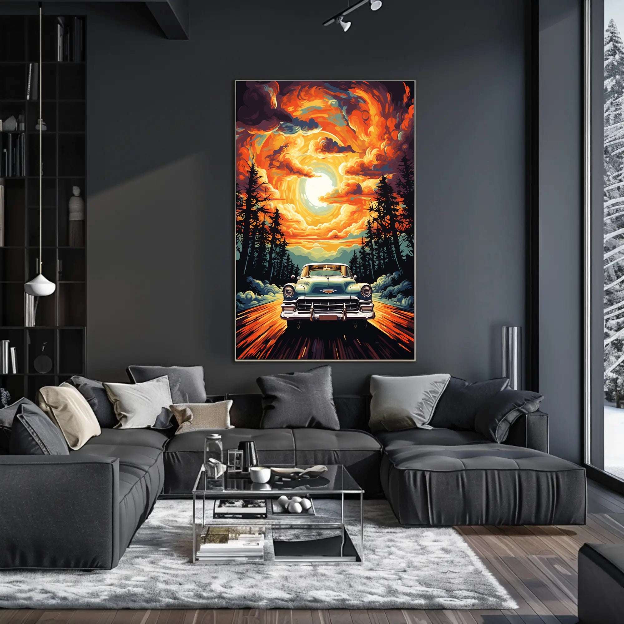 Journey Through The Fiery Skies Poster