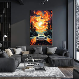 Journey Through The Fiery Skies Poster