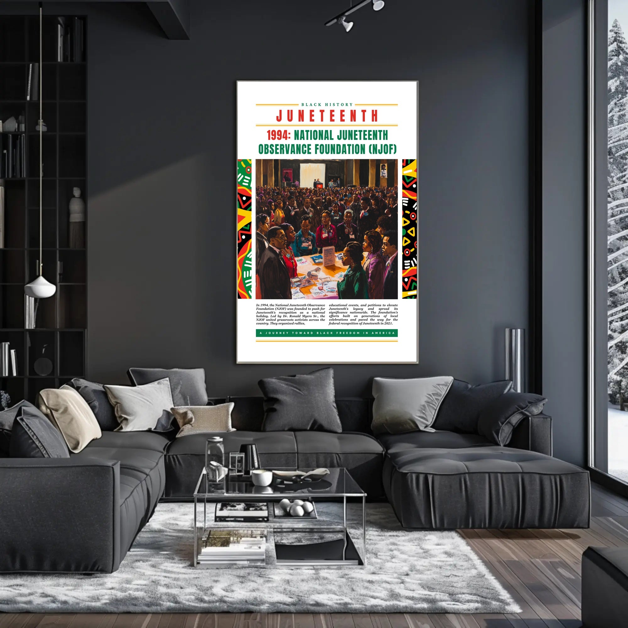 Juneteenth Celebration Poster for Cultural and Heritage Enthusiasts