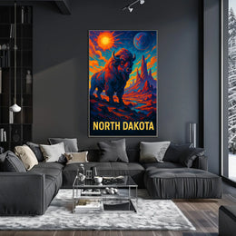 North Dakota Majestic Wilderness Poster