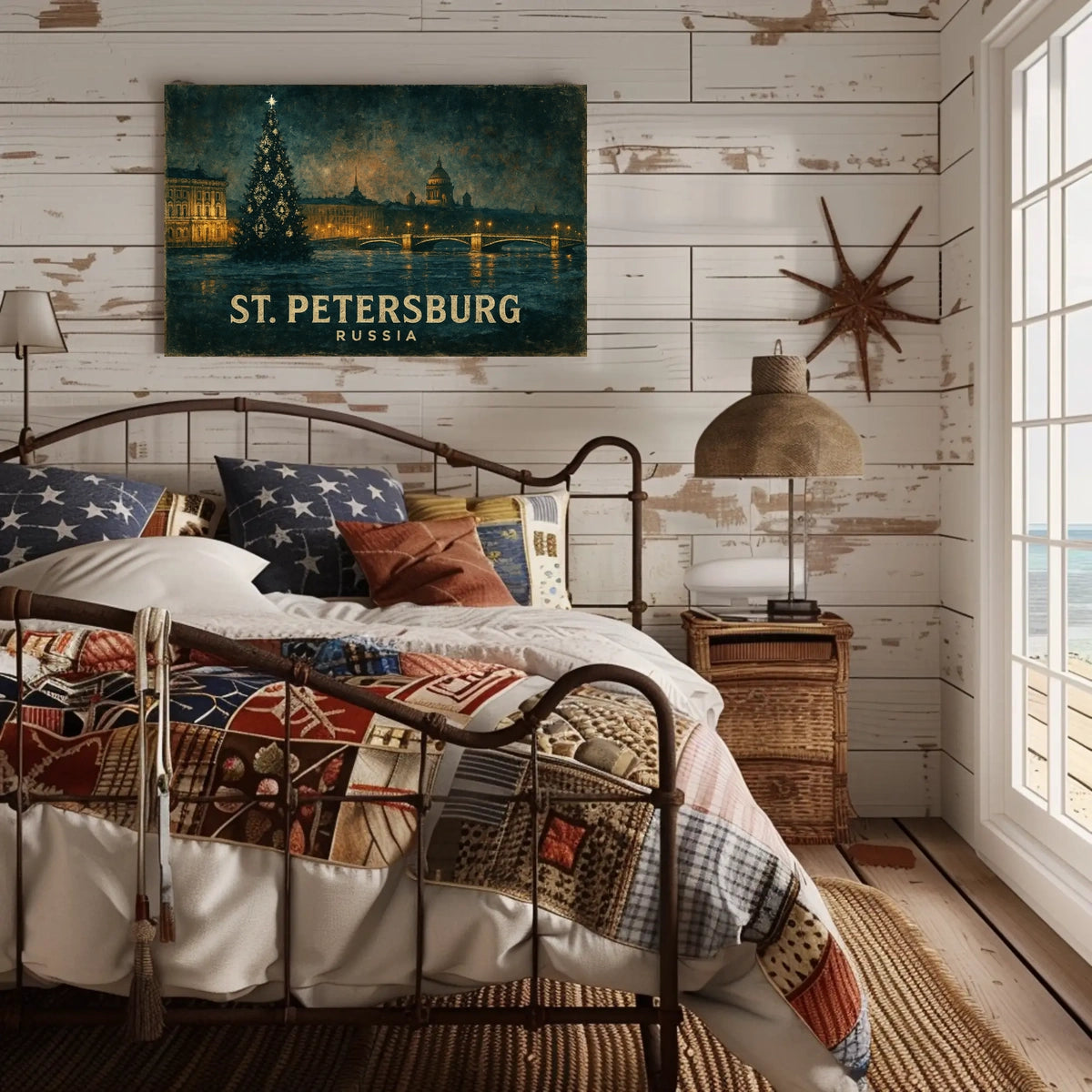 St. Petersburg at Night Poster