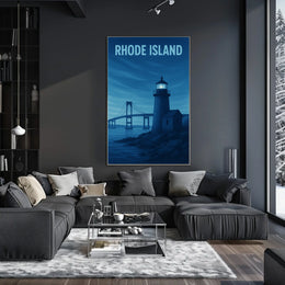 Rhode Island Coastal Scene Poster