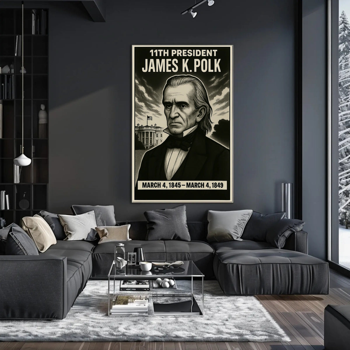 James K. Polk 11Th President Poster