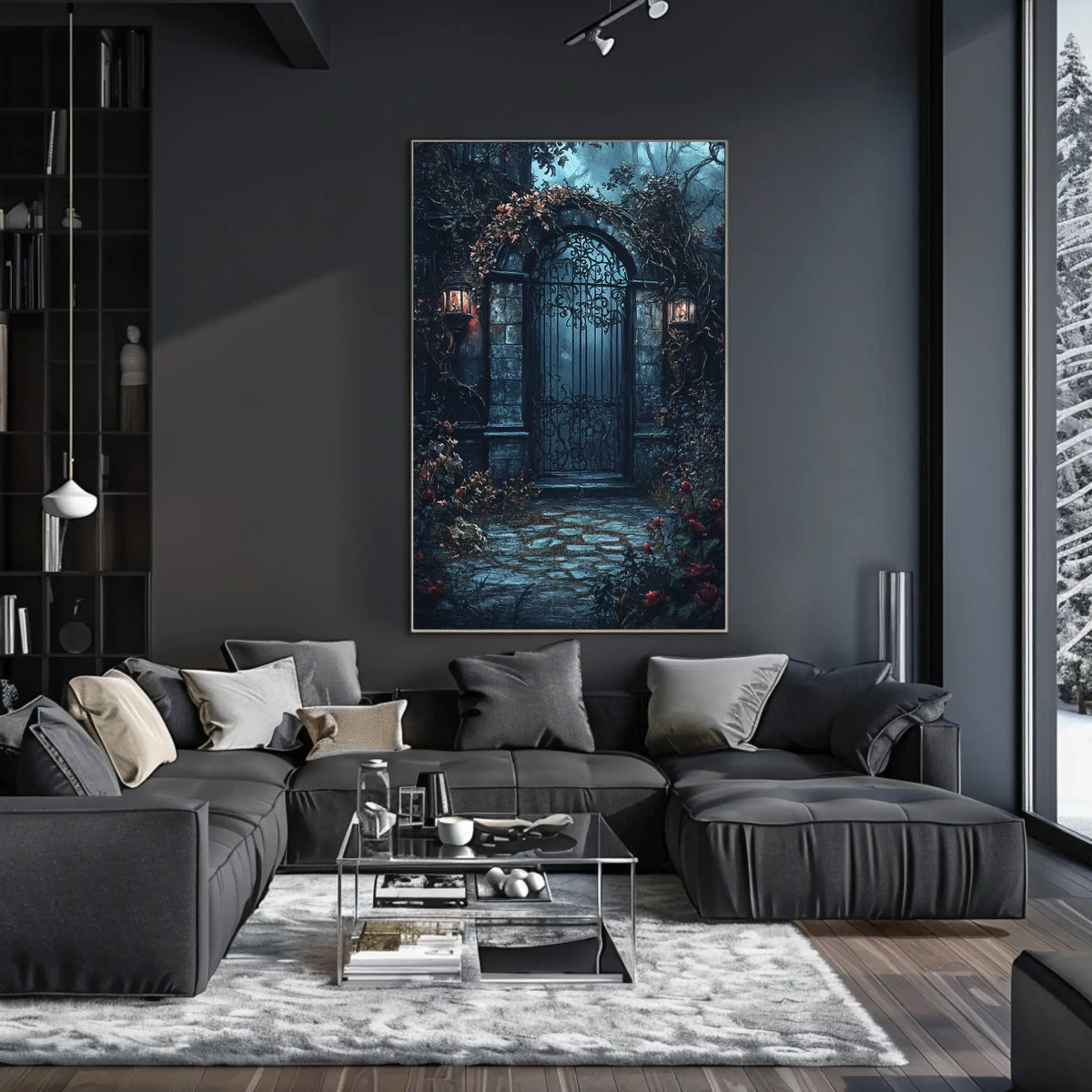 Enchanted Iron Gate Print: Cultural Heritage Poster