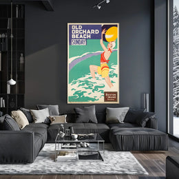 Old Orchard Beach Boston And Maine Poster