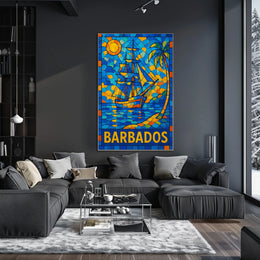 Vibrant Barbados Poster