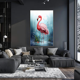 The Majestic Flamingo Poster