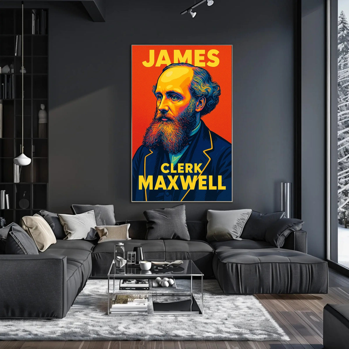 James Clerk Maxwell Poster