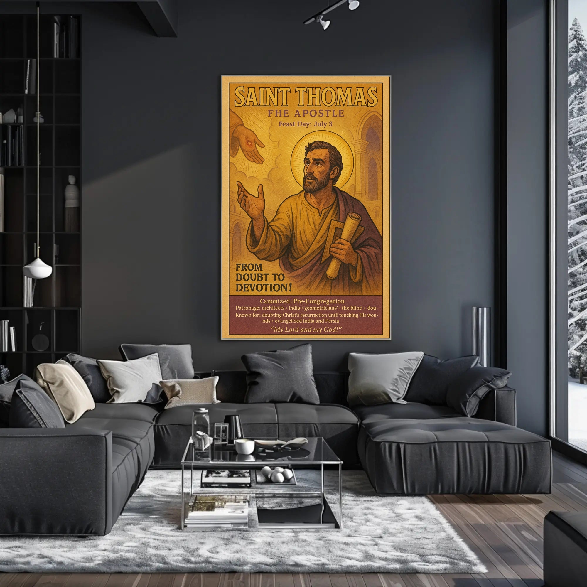 Saint Thomas the Apostle Poster PosterGoat